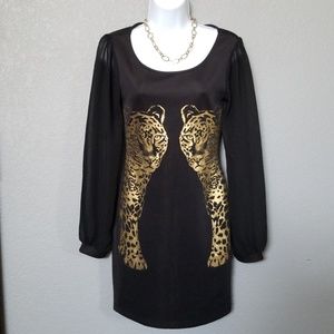 Unique Bodycon Leopard Dress